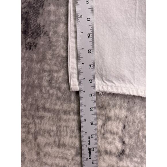 Citizens of Humanity Jeans 27 Womens Elle V Front White Denim Relax Straight - Picture 5 of 8